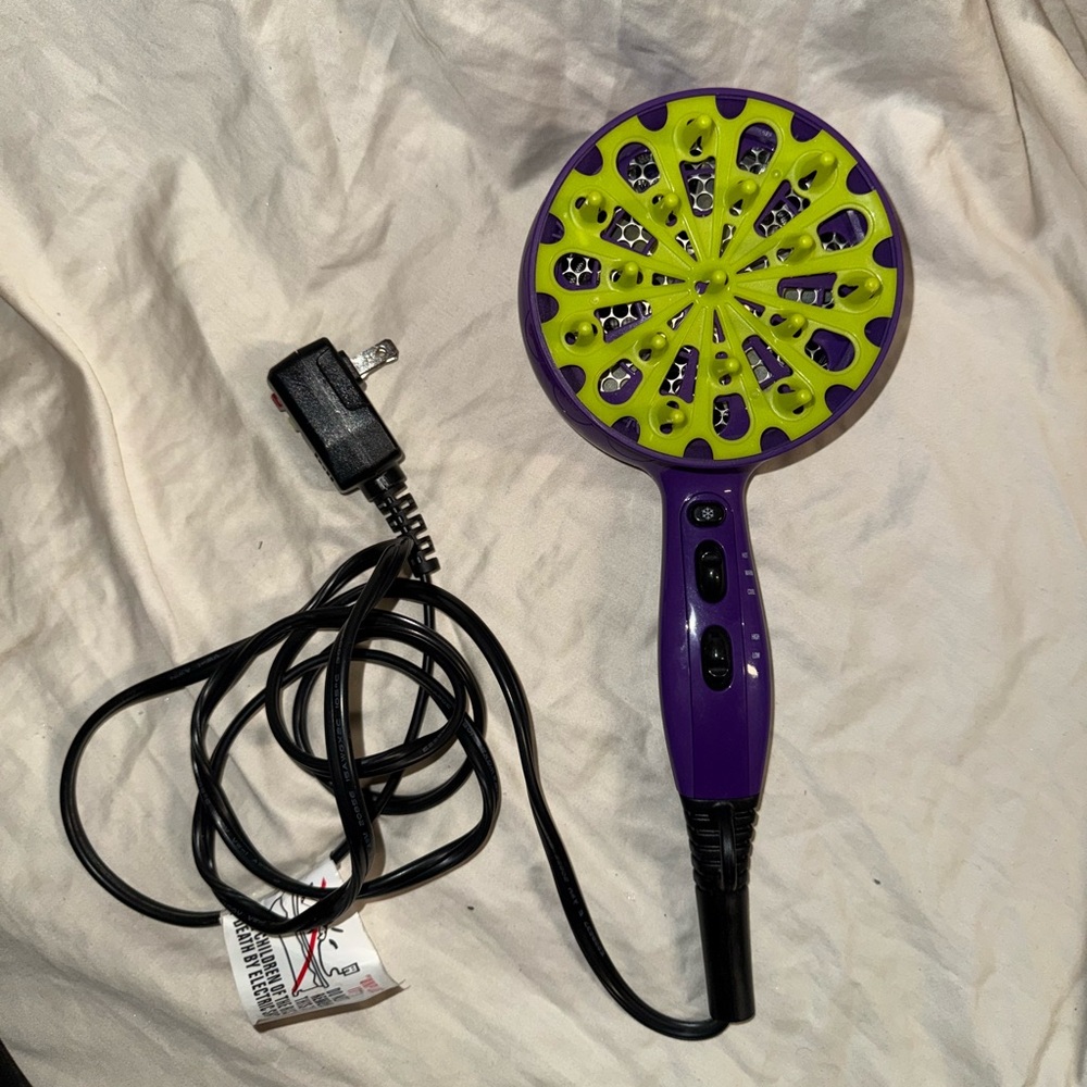 BedHead Purple and Green Hair Diffuser